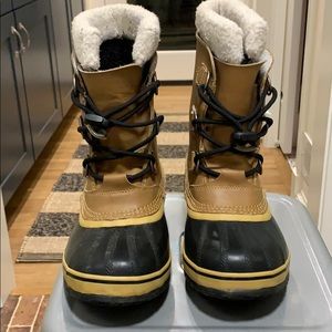 Sorel Leather Waterproof Duck Boots